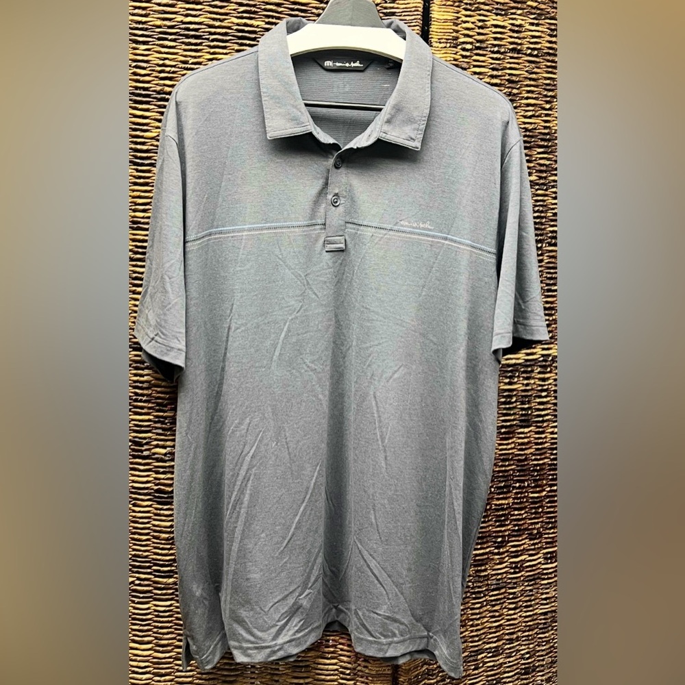 Travis Matthew- Mens Grey Polo, Size:‎ XXLarge